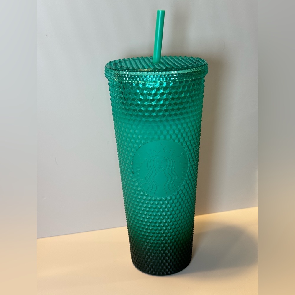 Starbucks Green Ombré studded 24oz Tumbler